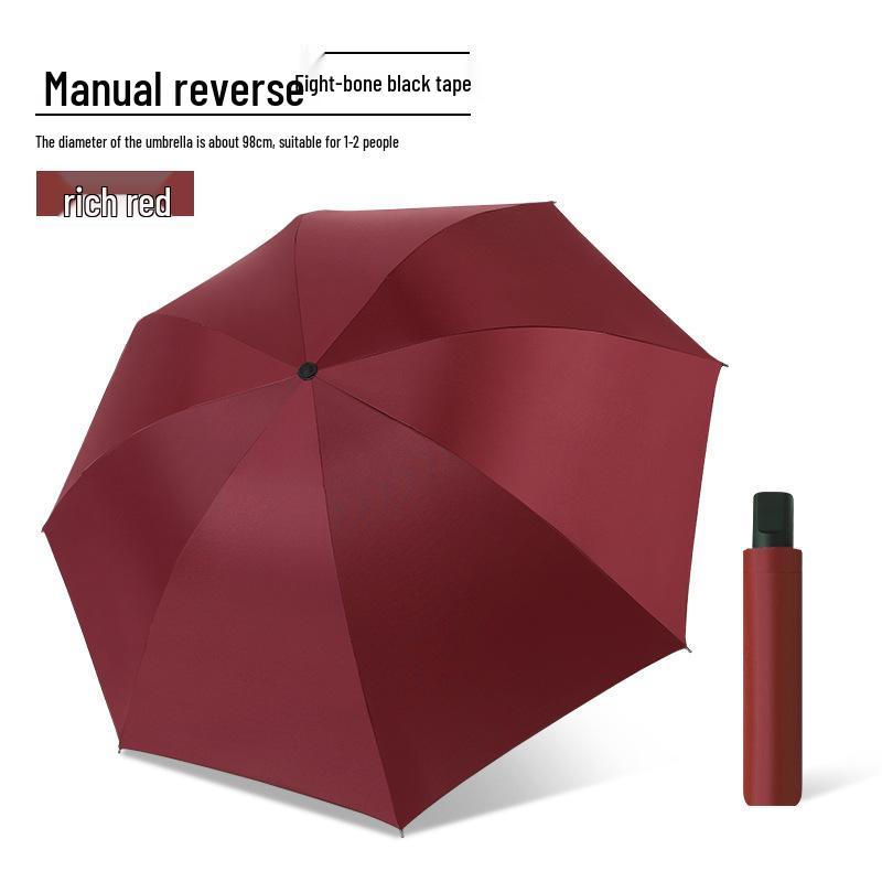 Luxury Fully Automatic Folding Umbrella for Women & Men - Sunshade, Sunscreen, and Business Advertising Parasol.