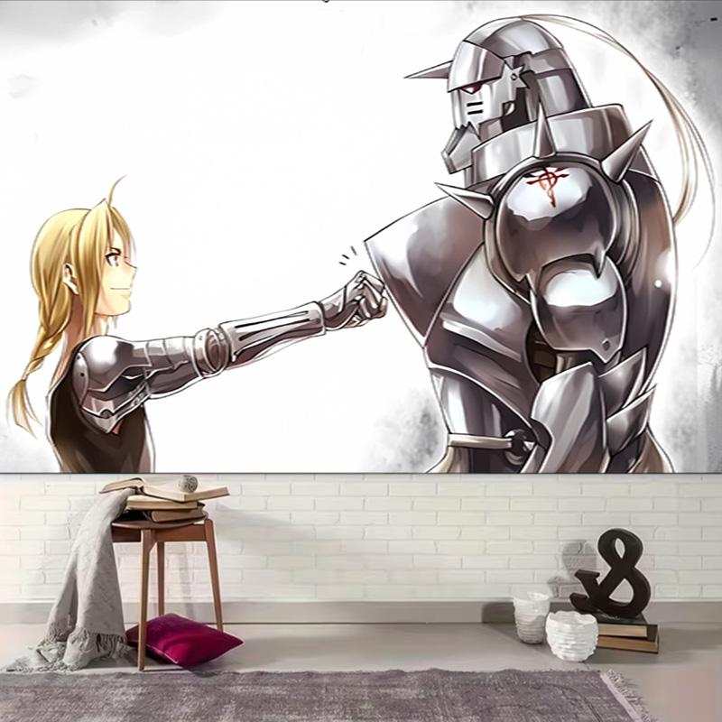 1pc Fullmetal Alchemist Tapestry, Living Room, Bedroom, Office, Party Decor, Ideal Festive Gift