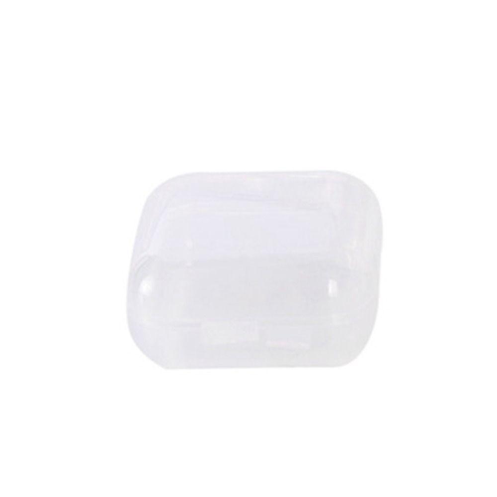 100 Pcs ABS Jewelry Storage Case Finishing Square Plastic Case Mini Storage Box Earring Ring