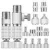 Airbrush Adapter Kit For Air Compressor Hose Quick Release Fittings Compatible For Iwata For Master For Sparmax For Grex