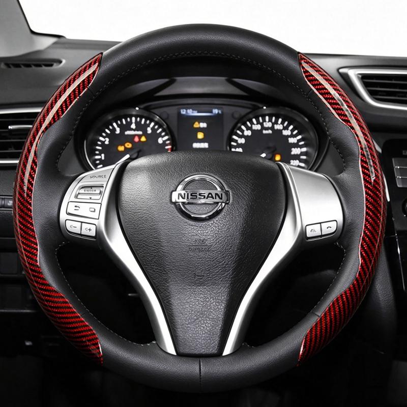 Suitable for Nissan  Steering Wheel Cover Suitable for Qashqai J10 J11 March Terrano2  Juke N16 Xtrailt31 T32 E11 Y62