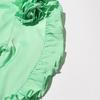 Elegant French Waist-Cinched Floral One-Shoulder Long-Sleeve Top for Spring 2026