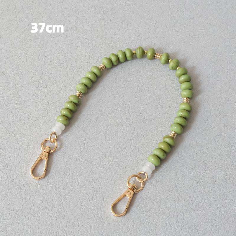 New Fashion Woman Bag Accessory Detachable Solid Beaded Chains Cute Acrylic Luxury Strap Women Bag Handle Candy Beads Chain