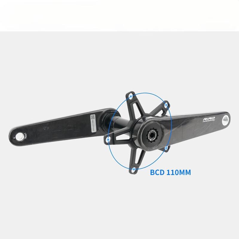 Ultralight Road Bike Crankset with Bottom Bracket & 110BCD Adapter