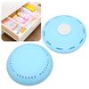 2pcs Adhesive Freshener Box Portable Remove Odor   Round Freshener Box for Wardrobe Purple