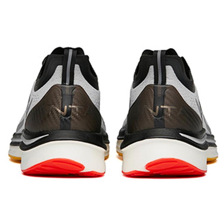 Anta Running Collection Cushioning Slip Resistant Abrasion Resistant Low top Running Shoes Men's Silver Black 112145566-3