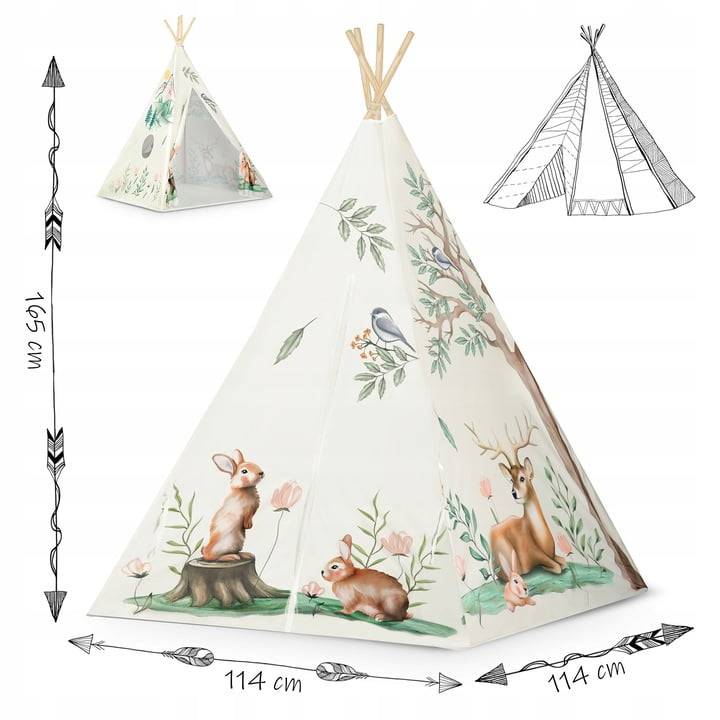 Polyester tepee tent - Bunny