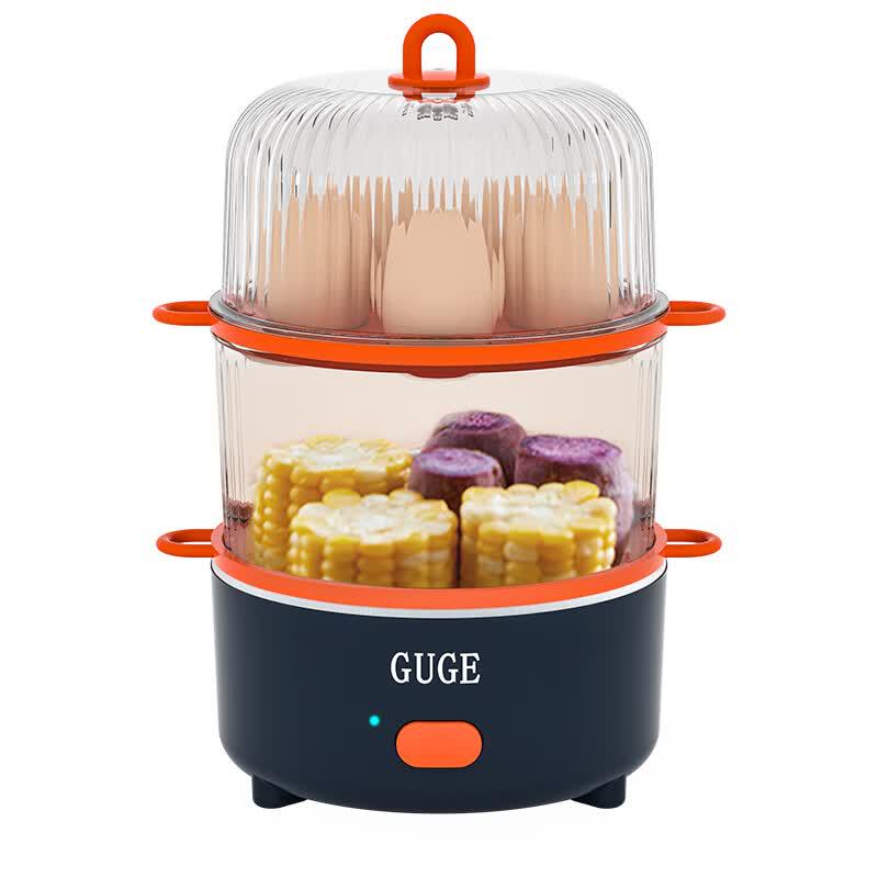 GUGE Electric Multi-function Egg Cooker & Mini Steamer CN plug (adapter included)