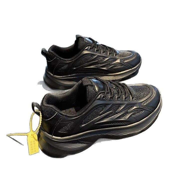 Mesh Casual Running Shoes Women's Students 2025 Autumn and Winter New Lightweight Soft Sole Comfortable Sports Shoes Ins Tide