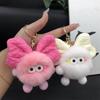 Chaveiro Pelúcia Laço de Pelo Bolsas Macias Mochilas Bolsas de Mão Pele Sintética Chaveiro de Carro Acessório Decorativo Suporte Emocional