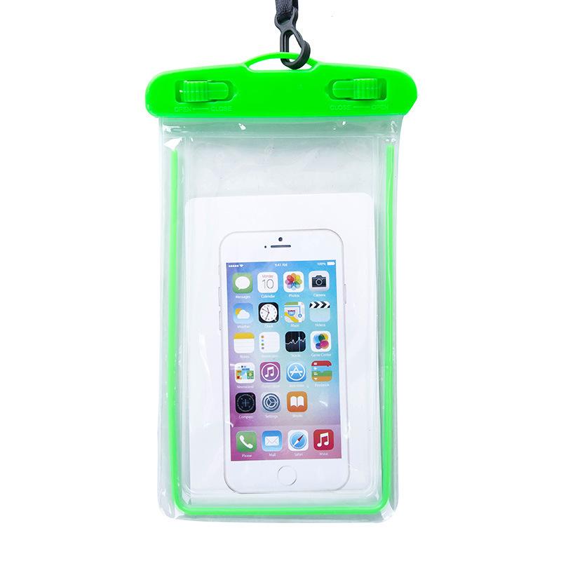Luminous Waterproof Phone Pouch: Touchscreen, Dive-Friendly for Beach, Swimming, Rafting, and Riding