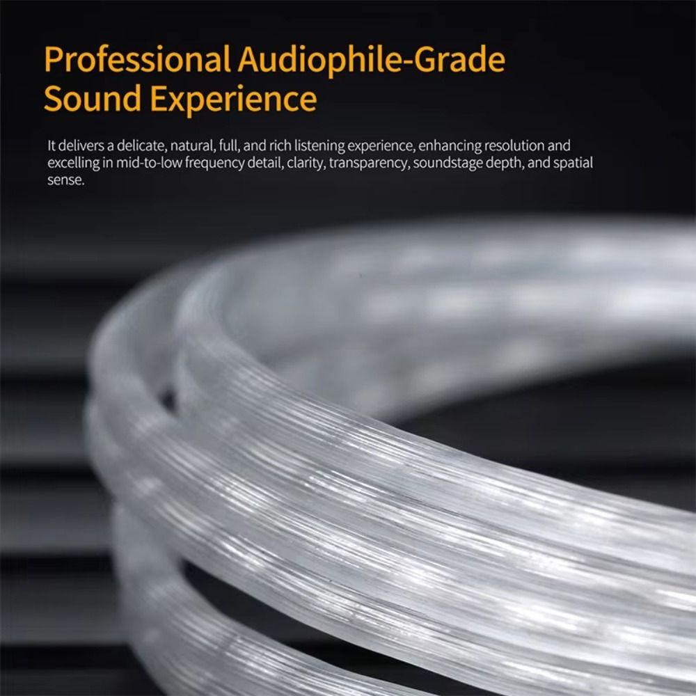 Gold-plated Pin KZ Type-C Cord Silver-Plated 2PIN Earphone Wire KZ Headphones Cable  Replacement