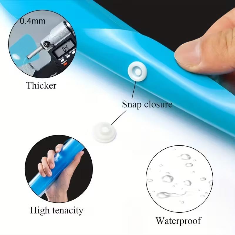 6/12Pcs Transparent PP File Storage Bag A4 Business Big Capacity Document Bag File Case File Bag Transparent Clear Envelope File Folder Bill Folders