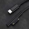 Charging Cable 15V 3A for Microsoft Surface Pro 7 6 5 4 3 Go Tablet to Type USB C Convert Wire for Book 2 Laptop PD Power Cord