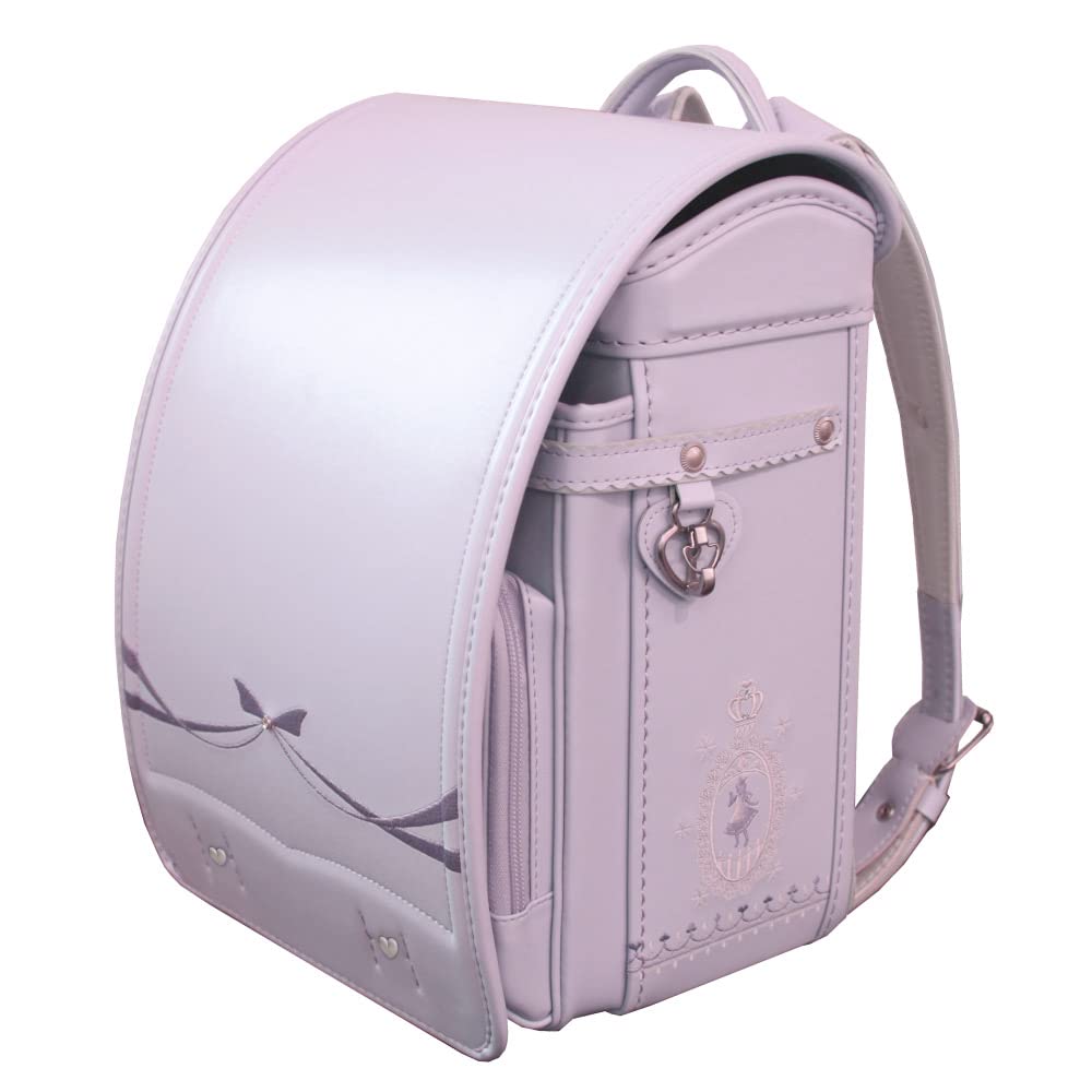 

Alice Backpack Lavenir Alice in Wonderland Girls Purple 6 Made in Japan A4 Flat File Compatible Embroidery Lock Clarino [L avenir] Fit-chan One-Touch бузковий
