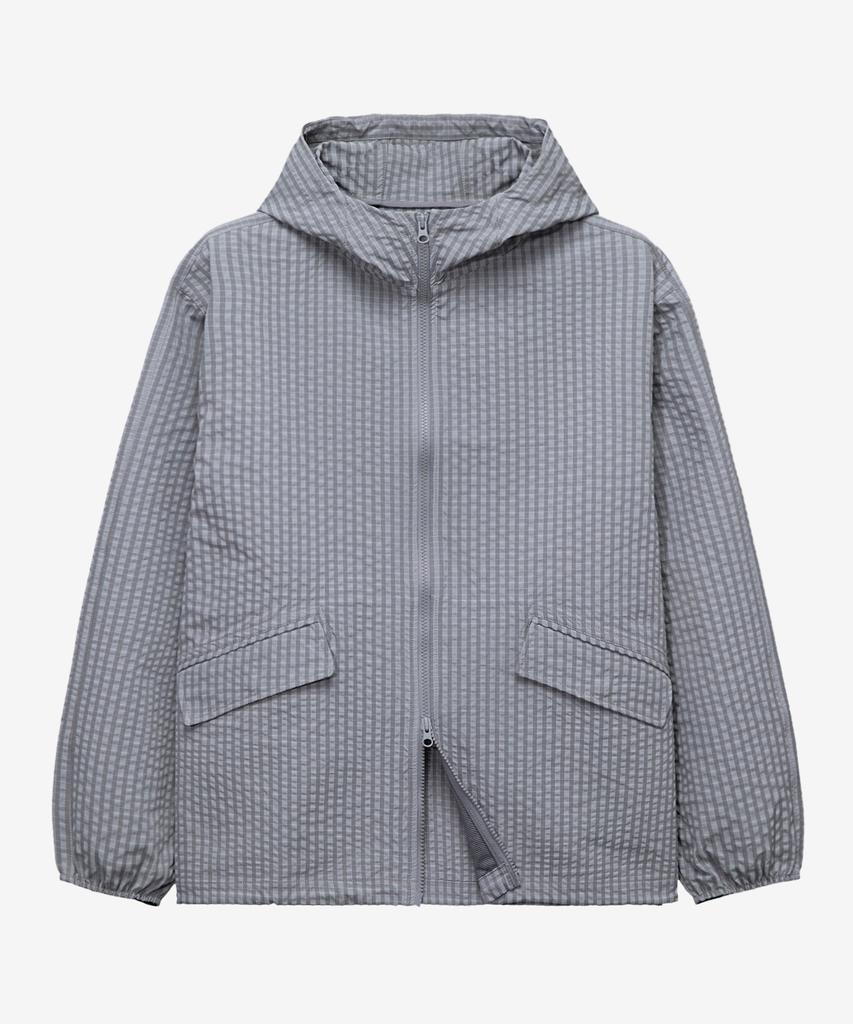 Mindbridge Two-Tone Seersker Hooded Blouson