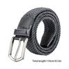 Elastic Nylon Unisex Casual Knitted Pin Buckle Jeans Belt Woven Canvas Elastic Expandable Stretch Waistband For Women Men Girdle