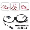 New Rotating Makeup Reading Glasses Women Portable Folding Presbyopia Eyeglasses Fashion Retro Colourful Frame Optical Eyewear