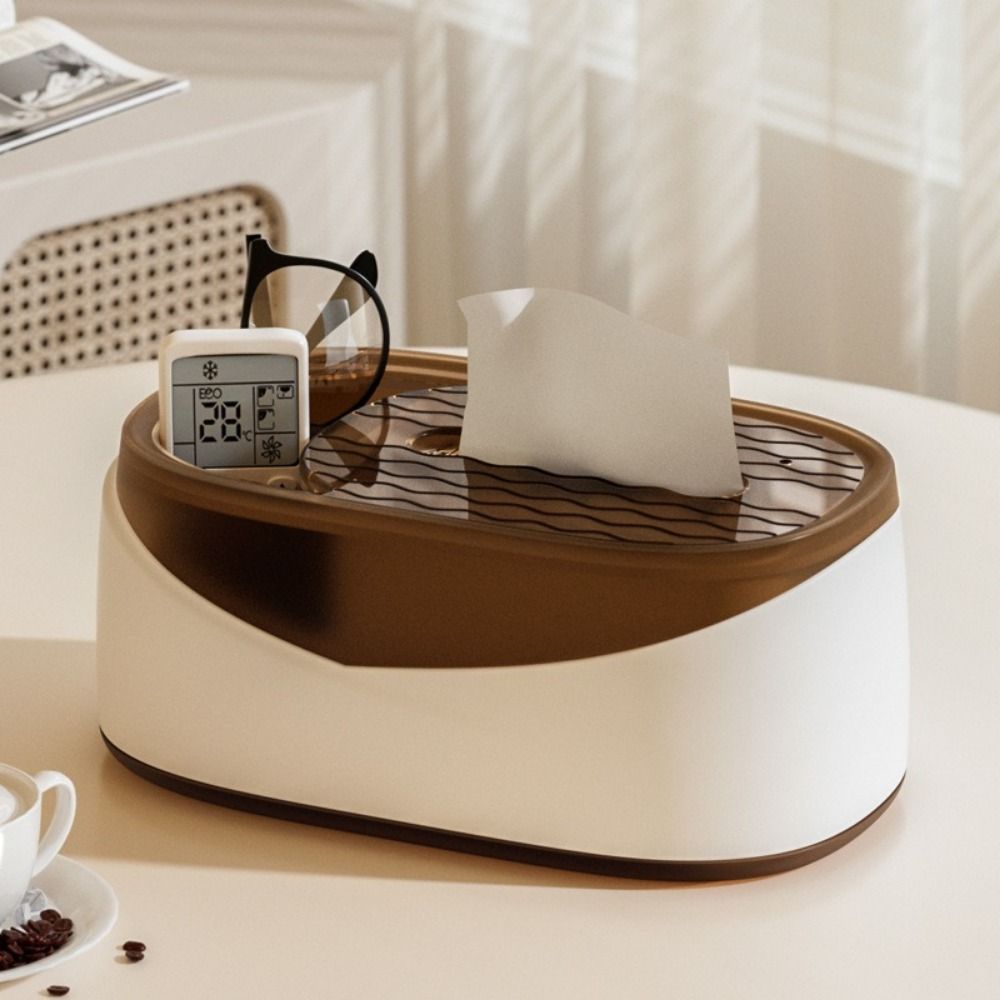 Dustproof Tissue Box Large Capacity Tissue Paper Box Durable Napkin Holder  Dining Room