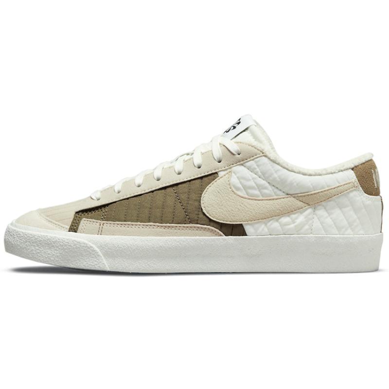 Nike Blazer 77 Low Premium Sail Brown Kelp Orange Sneakers Skateboard Shoes DD8026-100