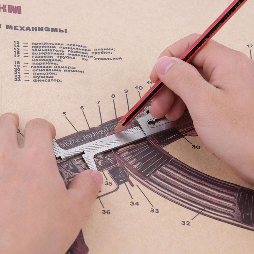 Hi Lo Welding Gauge Inch Gage, Stainless Steel Test Ulnar Welder Inspection Pitch Welding Measure Gauge Measurement Tools