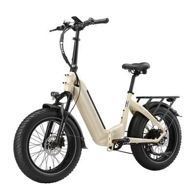 Bicicleta Elétrica TTGO F6 Boost – Motor de 250W – Bateria de 48V 18Ah – Freios a Disco Hidráulicos – Pneus Fat 20×4.0 polegadas – 7 Velocidades Shimano – Bicicleta Dobrável