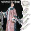 1pc Chinese Style Embroidery Flower Patch Hanfu Cheongsam Decor Lace Shirts Neckline Edge Sleeve Collar DIY Sewing Accessories