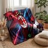 Couverture sur le thème de l'AC Milan Couverture douce en flanelle Couverture jetée en peluche Couverture douillette pour canapé et lit pour la décoration de la maison