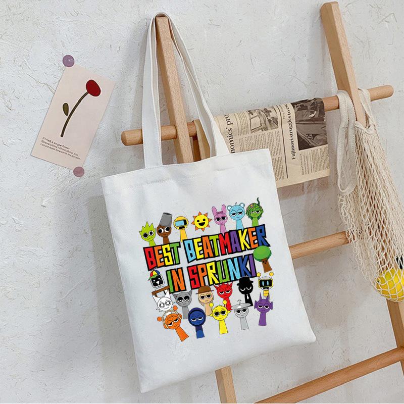 Game music box peripheral portable canvas bag to work out bento messenger bag shoulder bag large capacity