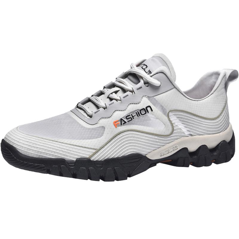 

Мужские сетчатые туфли с перфорацией, трендовая мужская повседневная обувь, мужская обувь для активного отдыха, мужская обувь для хайкинга, мужская пляжная обувь, мужская обувь для кемпинга 46