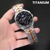 רצועת טיטניום לשעון Samsung Galaxy Watch 8 Classic 46 מ"מ Ultra 2025 47 מ"מ 2024 רצועת יד יוקרתית ל-Galaxy Watch 8 7 6 5 44 מ"מ 40 מ"מ