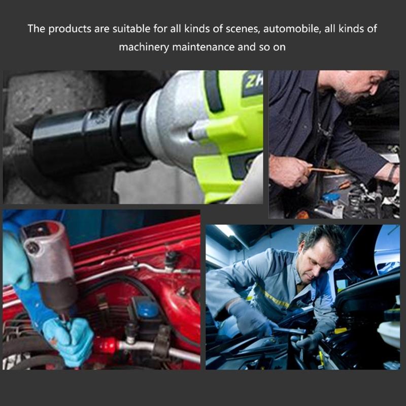 Versatility Impact Driver Bit Holders 1/2 Square Drive To 1/4 Hex Socket Converters Impact Drill Adapter Workshop Use