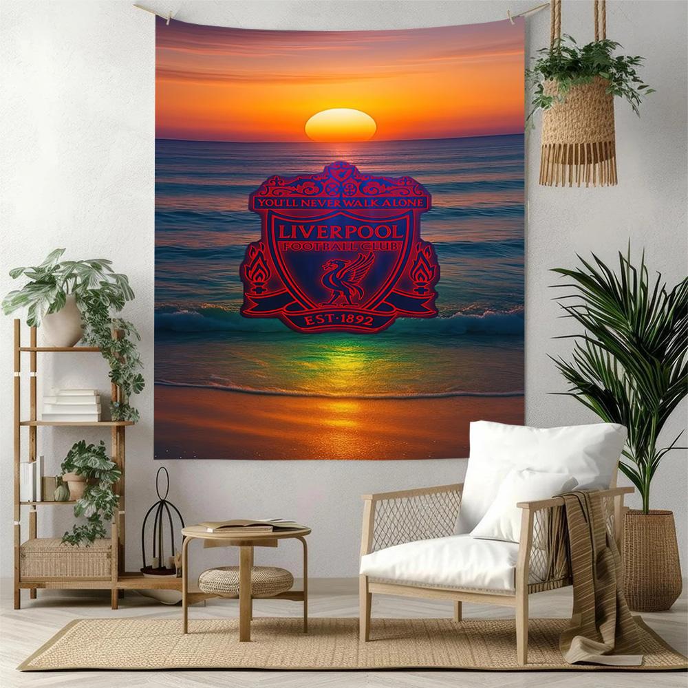 Liverpool Football Club Wall Decor Tapestry Art For Pet Memorial Birthdaywedding Party Backdrop Family Gift