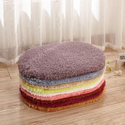 Wasserabsorbierender ovaler Plüsch-rutschfester Bodenmatten-Teppich-Wohnzimmer-Fußmatten-Teppich