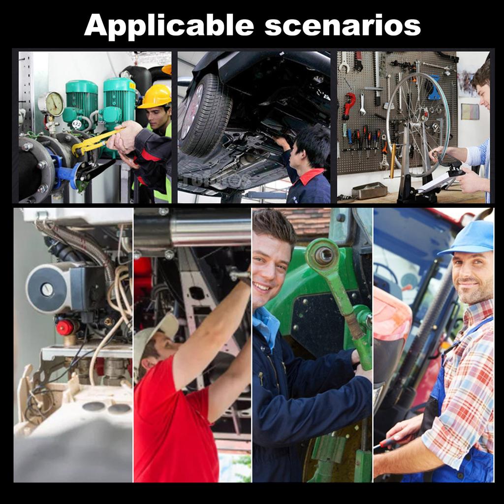 Eccentric Flaring Tools Set and Tube Cutter Kit for 6 Dies Sizes 1434inch HVAC Flaring Tool Kit