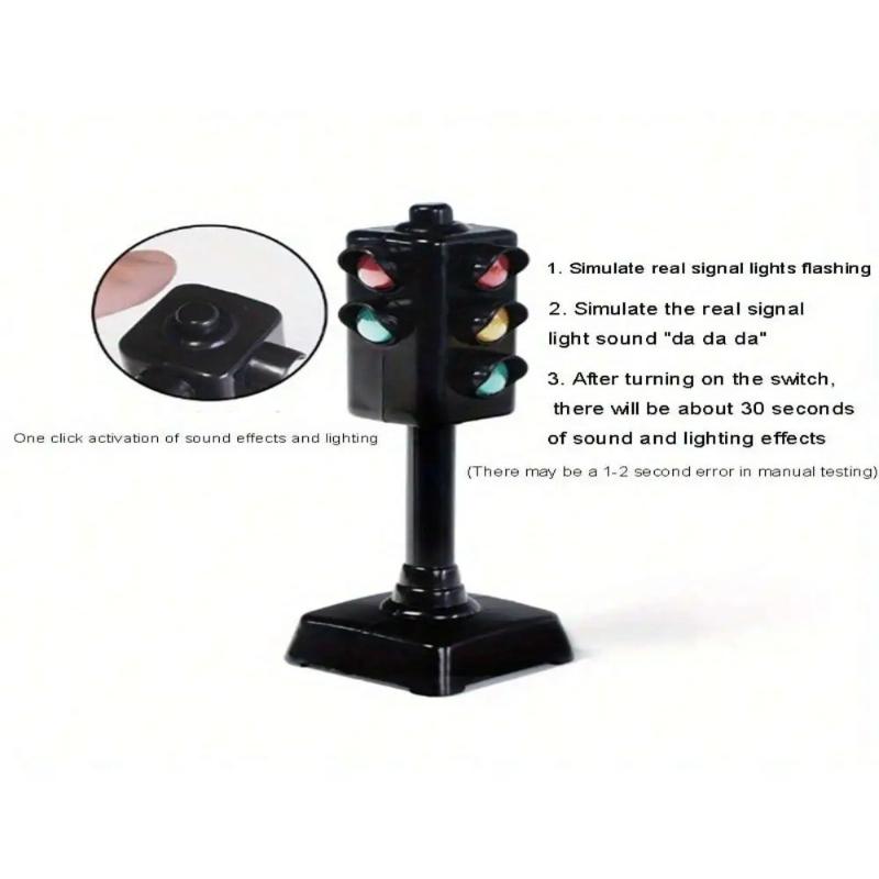 Traffic Light Toys, Mini Traffic Signs Educational  for Kids, Children Safety Learning Toys, Birthday Gift Idea
