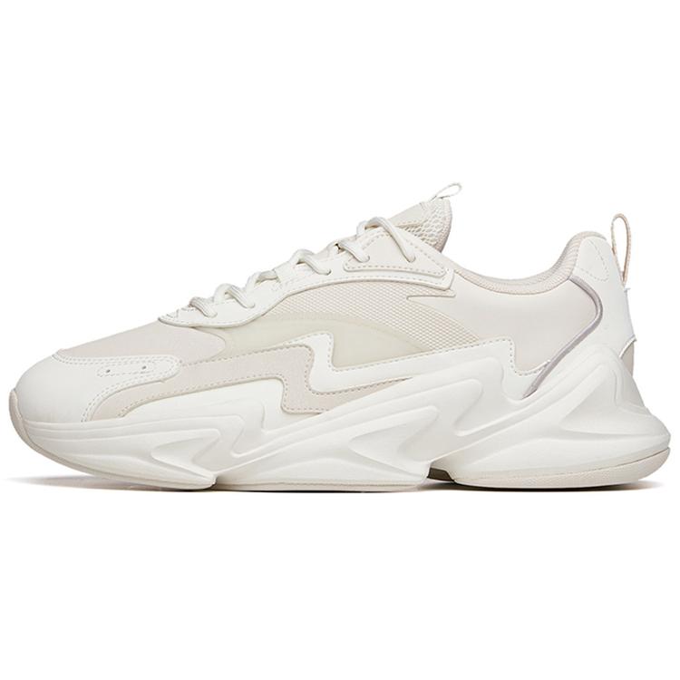 

New Anta Life Collection Low Top Casual Shoes Men s White Gray 112218883-1 44.5