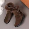 Women's Winter Fashion Warm Snow Boots with Plush Thick Comfortable Non Slip Shoes