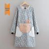 2024 Women's Long Sleeve Waterproof Kitchen Apron - Oil-Proof Coveralls for Home Use