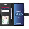 Coque de protection - BOOLING - pour Samsung Galaxy A25 5G - Cuir Synthétique Bicolore - Fonction Support - Antichocs