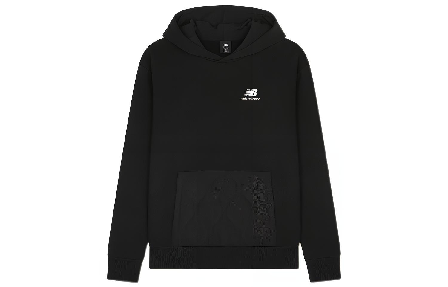 New Balance Sweatshirts Men s Black Hooded Moderate Regular MT23505-BK L