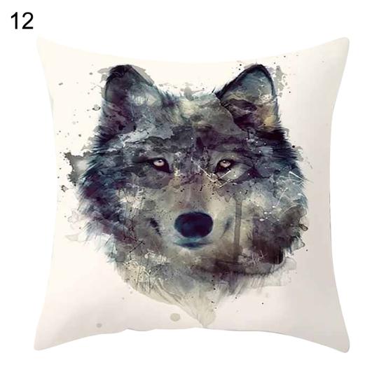 Animal Zebra Giraffe Rabbit Pillow Case Cushion Cover Sofa Bed Car Office Decor