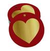 Inkdotpot Pack Of 100 Made With Love Wedding Favor Paper Tags Craft Real Gold Foil Hang
