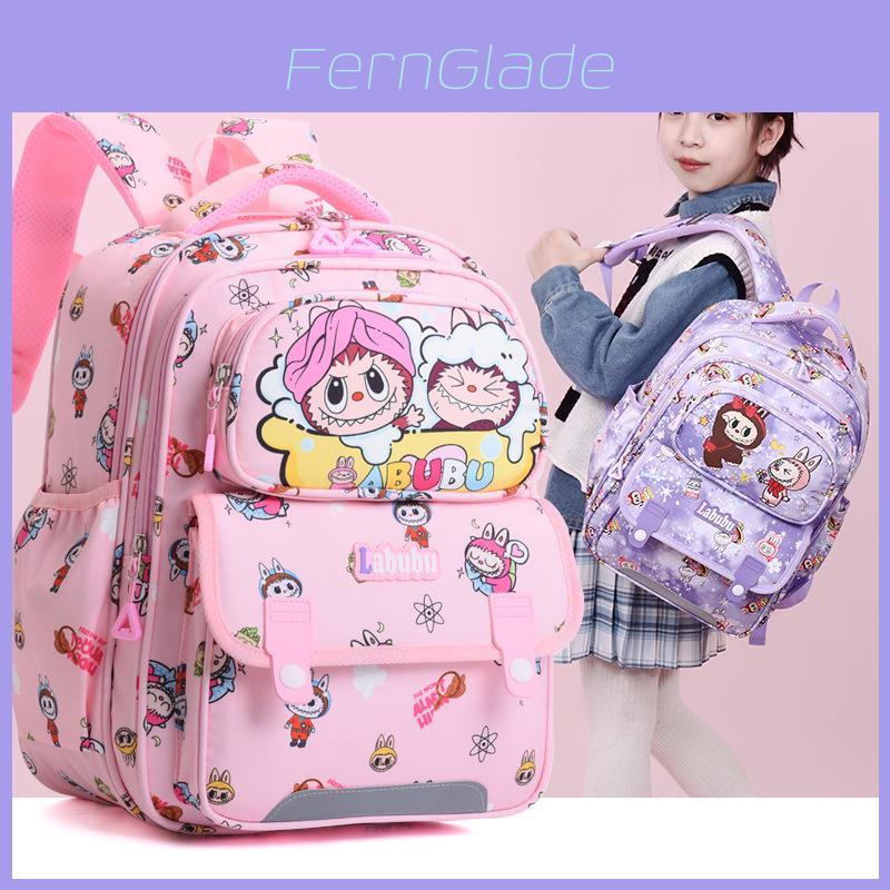 Cute Cartoon Labrador Backpack For Kids Durable Nylon School Bag For Boys And Girls