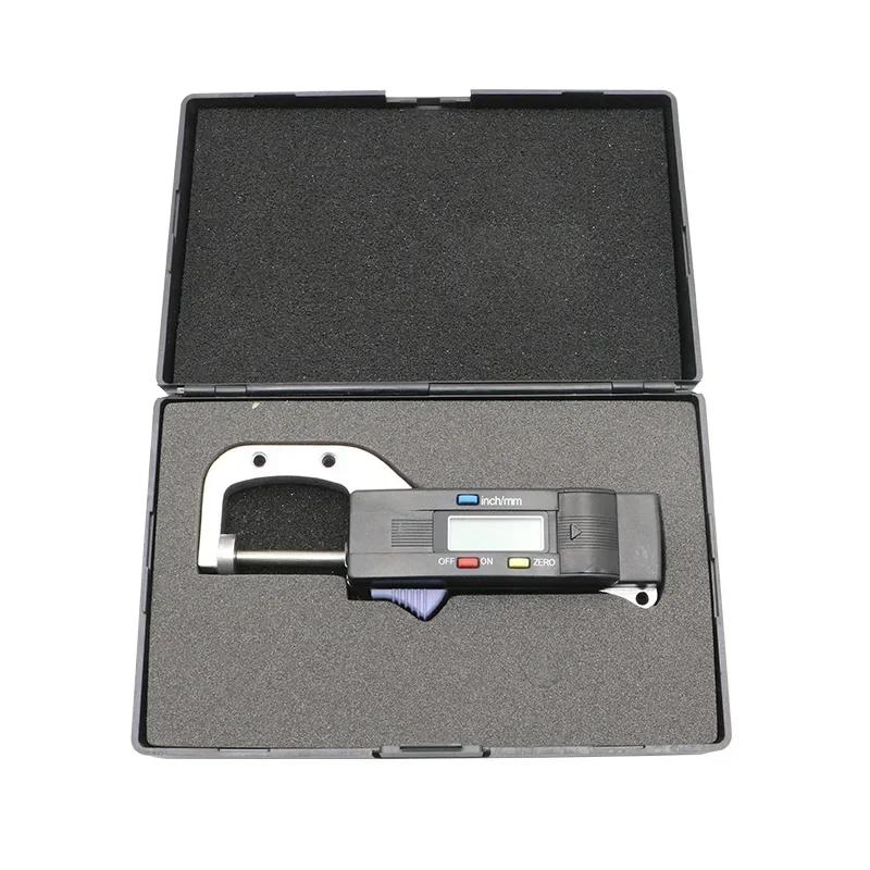 0-25.4mm Digital Horizontal Thickness Gauge 0.01mm Jewelry Pearl Ruler Round Diameter Metal Measuring Thickness Meter Micrometer