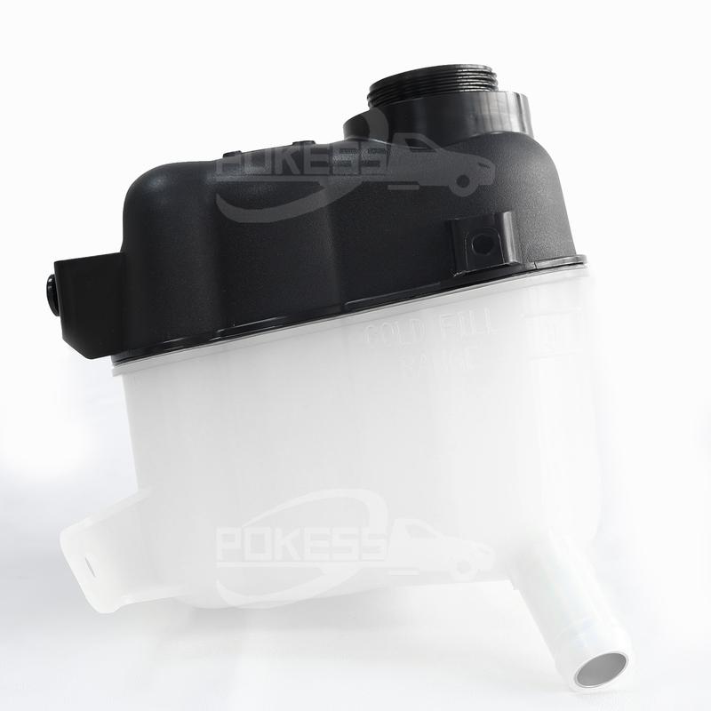 POKESS Coolant Tank Engine Radiator Overflow Expansion Tank Bottle With Cap Suitable Ford Explorer AG1Z8A080S