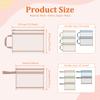 Single or Double Layer A4 A5 File Pouch Breathable See Through Document Storage Bag With Side Handle for Building Block School