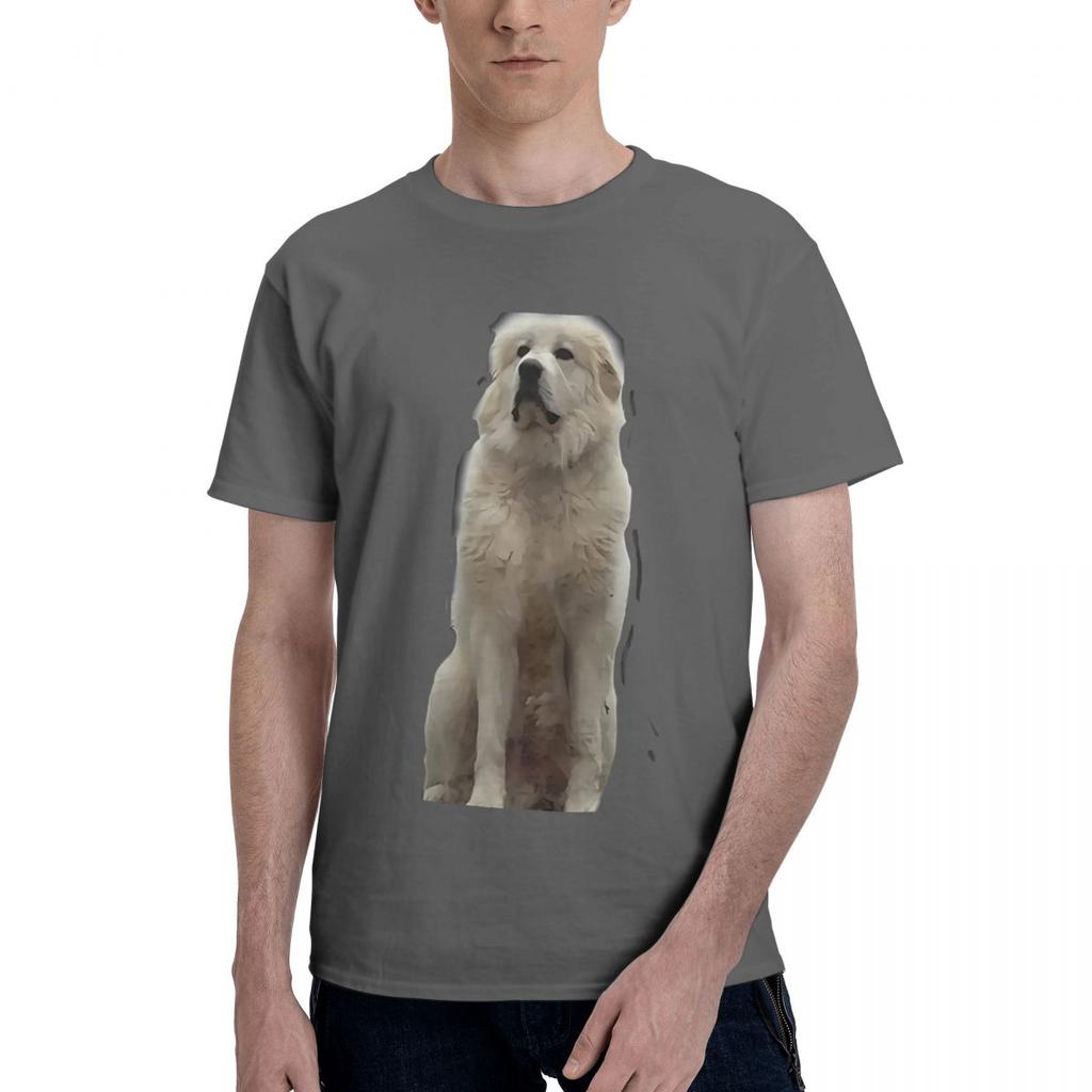Great Pyrenees Dog 100 Cotton Casual Breathable Confortable Totoro Mens Designer Clothes Men TShirt