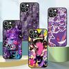 Glass Case for iPhone 17 Pro Max 12 16 14 8 Air 15 Plus 13 11 XR Phone Cover Hot Pokemon Gengar