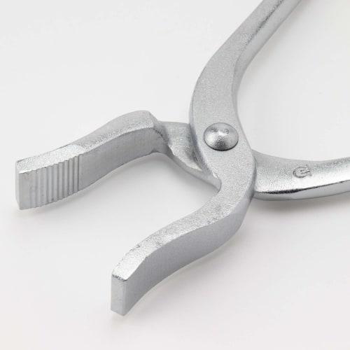 Endo Shoji TKG Potholders with Pliers, Total Length 225mm, Weight 330g, Width 19mm, Convenient for Holding Handleless Pots and Pans, Iron, Commercial